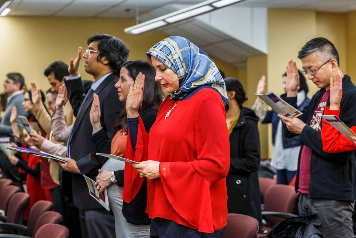 United States Citizenship Ceremony, Los Angeles, California