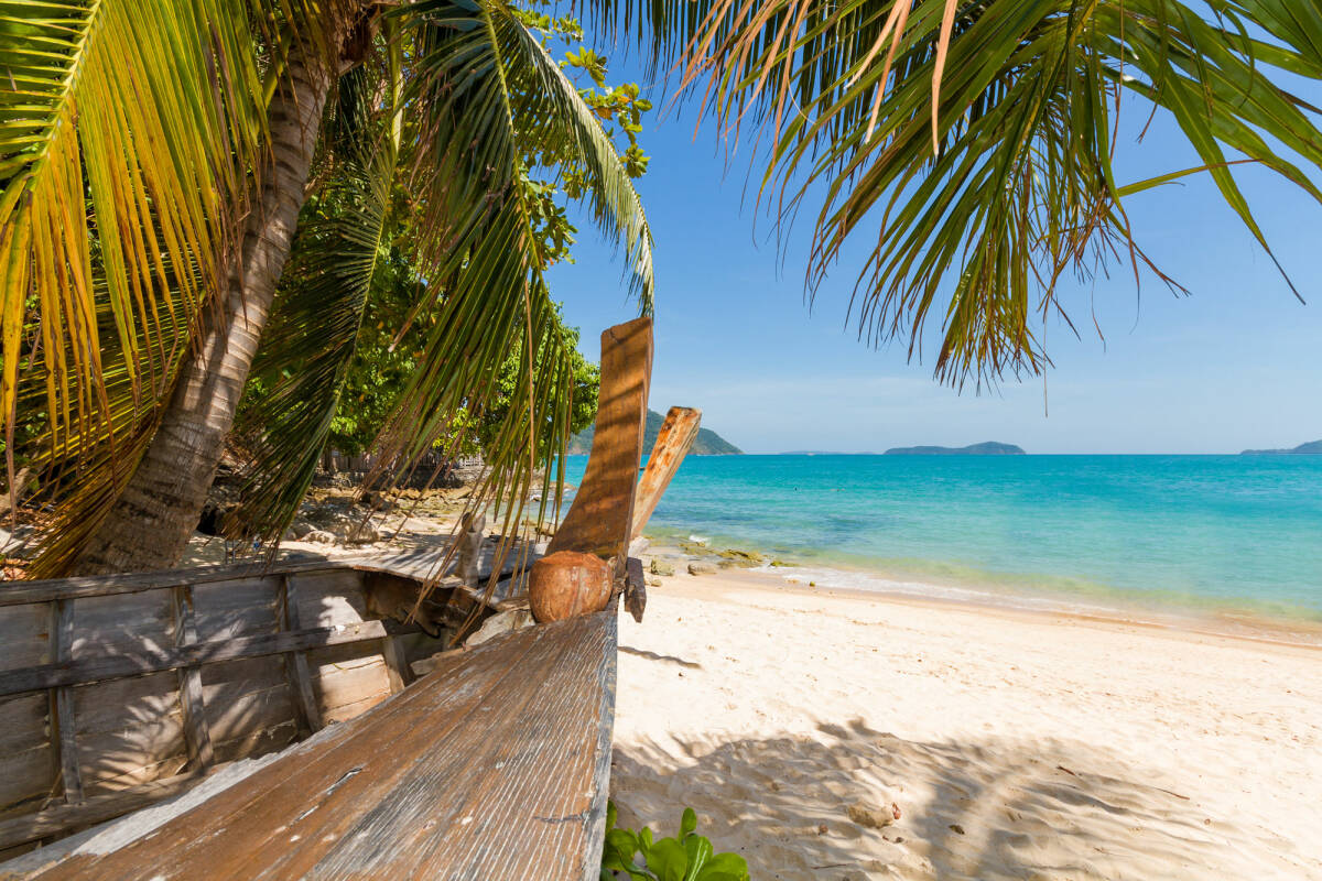 Tropical beach on the island of Phuket